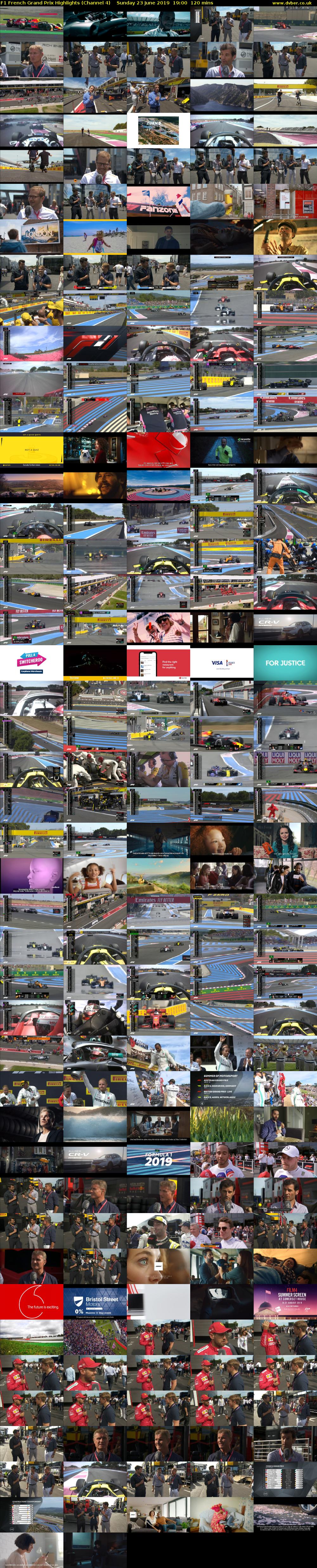 F1 French Grand Prix Highlights (Channel 4) Sunday 23 June 2019 19:00 - 21:00