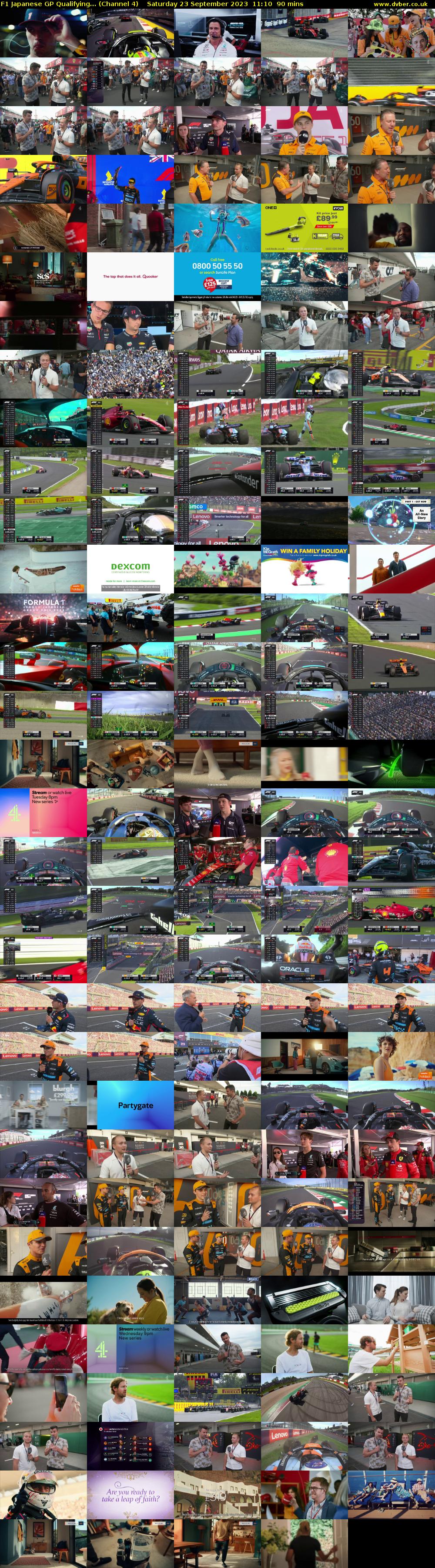F1 Japanese GP Qualifying... (Channel 4) Saturday 23 September 2023 11:10 - 12:40