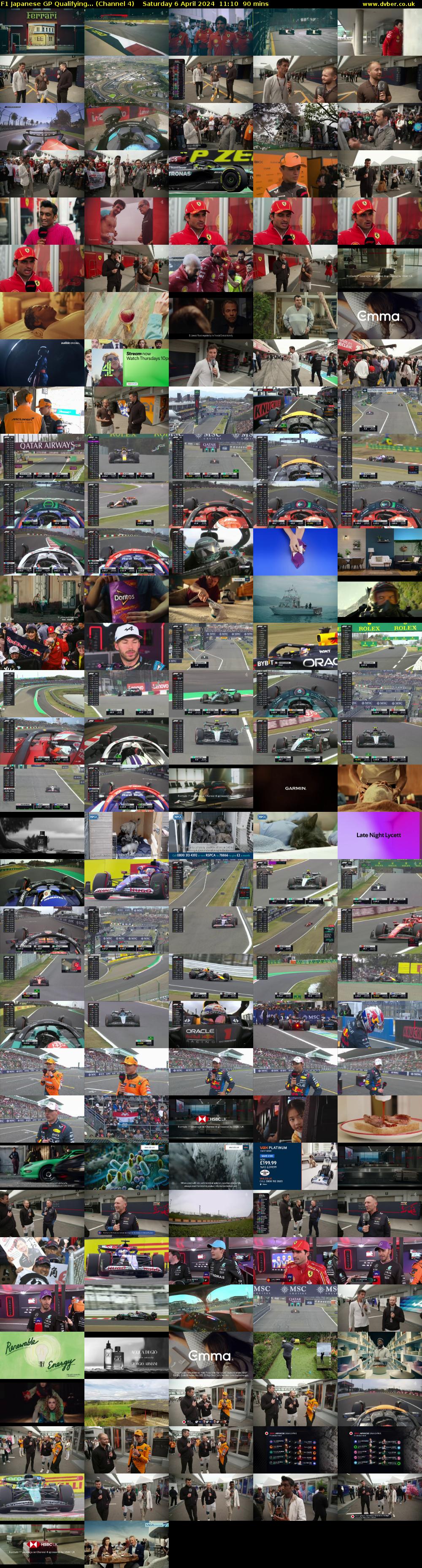 F1 Japanese GP Qualifying... (Channel 4) Saturday 6 April 2024 11:10 - 12:40