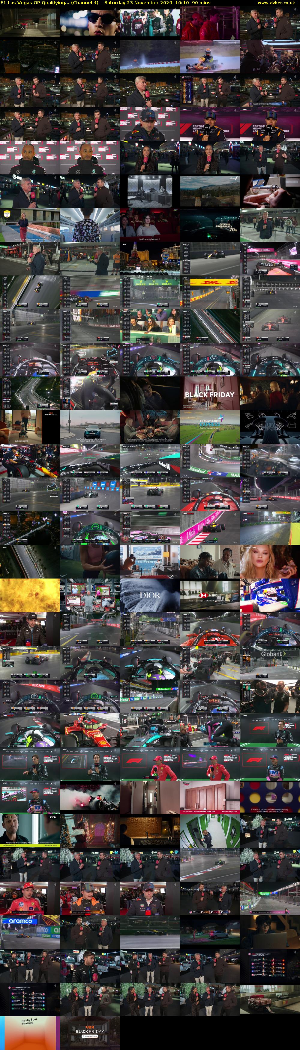 F1 Las Vegas GP Qualifying... (Channel 4) Saturday 23 November 2024 10:10 - 11:40