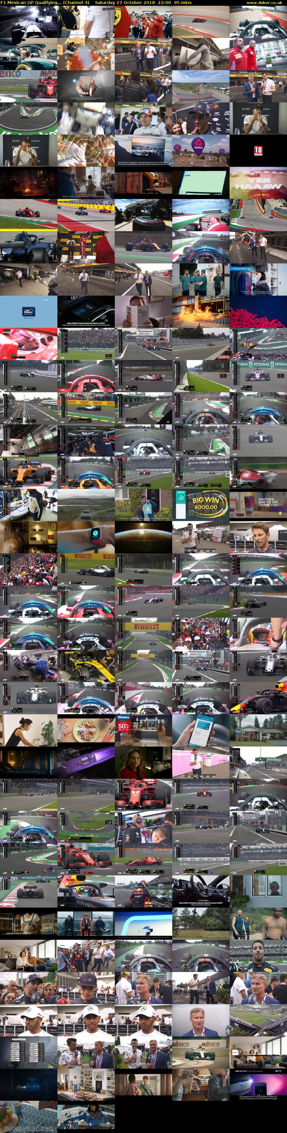 F1 Mexican GP Qualifying... (Channel 4) Saturday 27 October 2018 22:00 - 23:35