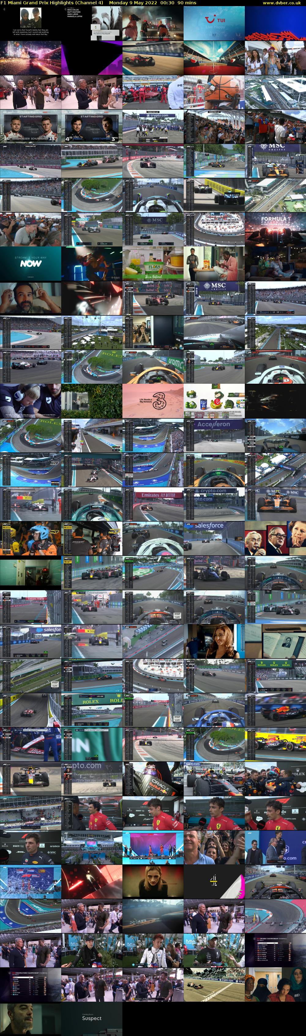 F1 Miami Grand Prix Highlights (Channel 4) Monday 9 May 2022 00:30 - 02:00