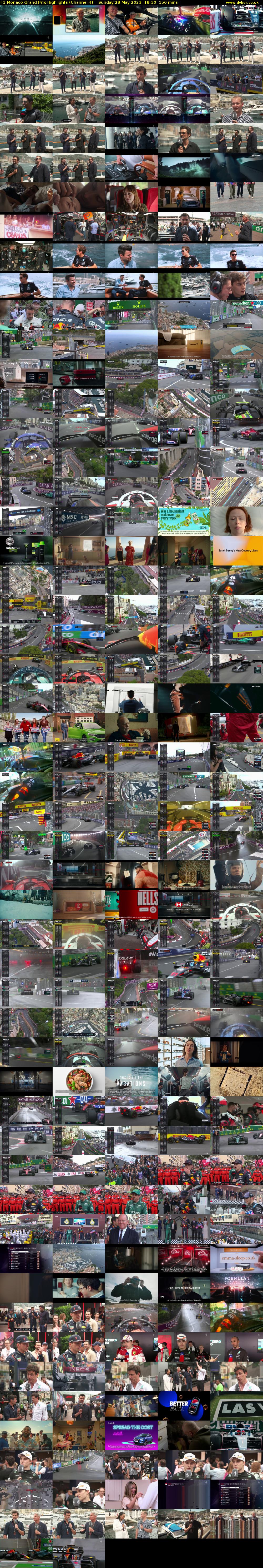 F1 Monaco Grand Prix Highlights (Channel 4) Sunday 28 May 2023 18:30 - 21:00