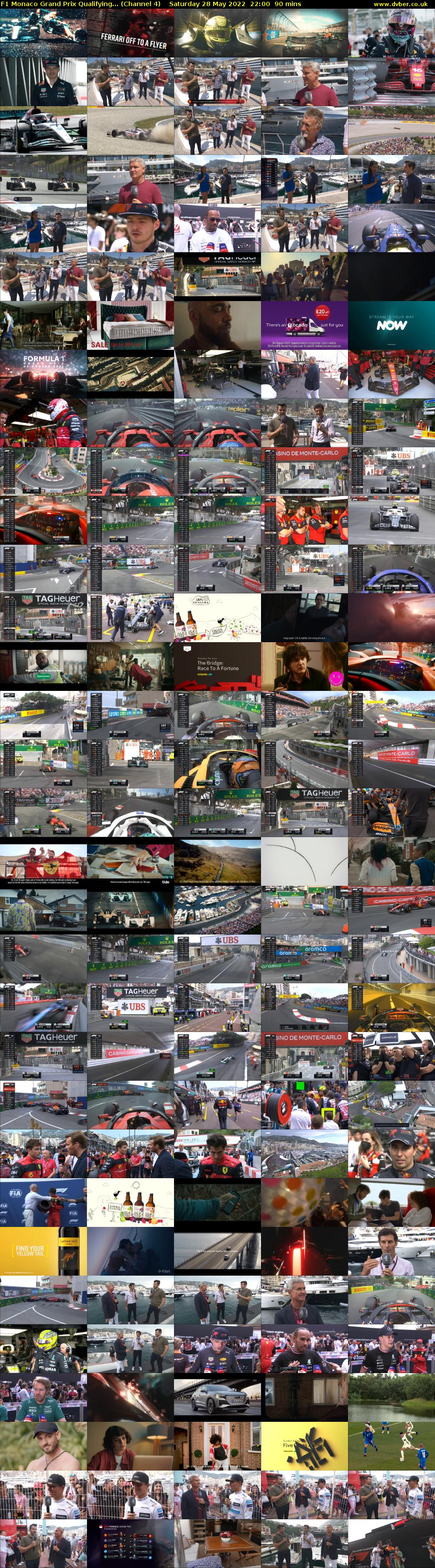 F1 Monaco Grand Prix Qualifying... (Channel 4) Saturday 28 May 2022 22:00 - 23:30