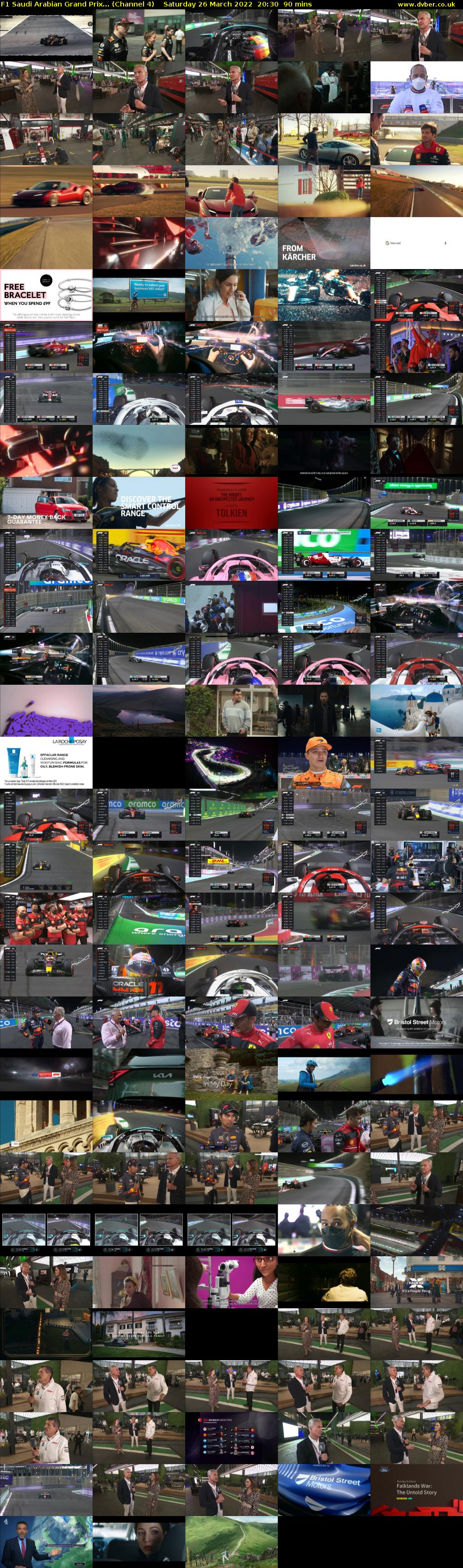 F1 Saudi Arabian Grand Prix... (Channel 4) Saturday 26 March 2022 20:30 - 22:00