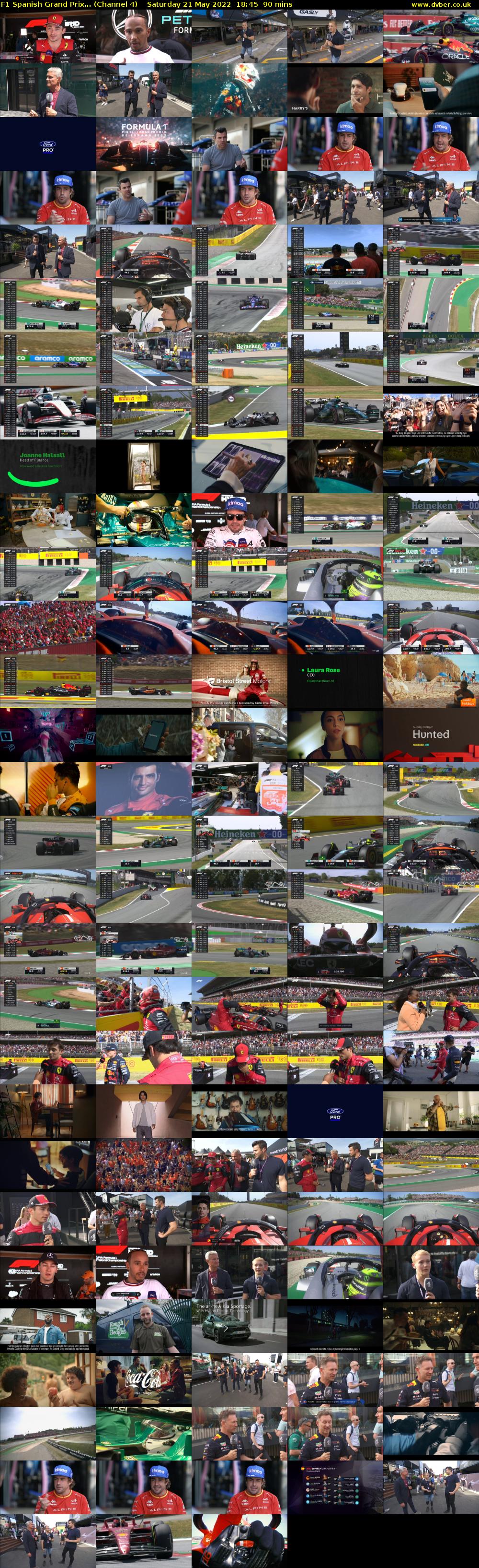 F1 Spanish Grand Prix... (Channel 4) Saturday 21 May 2022 18:45 - 20:15