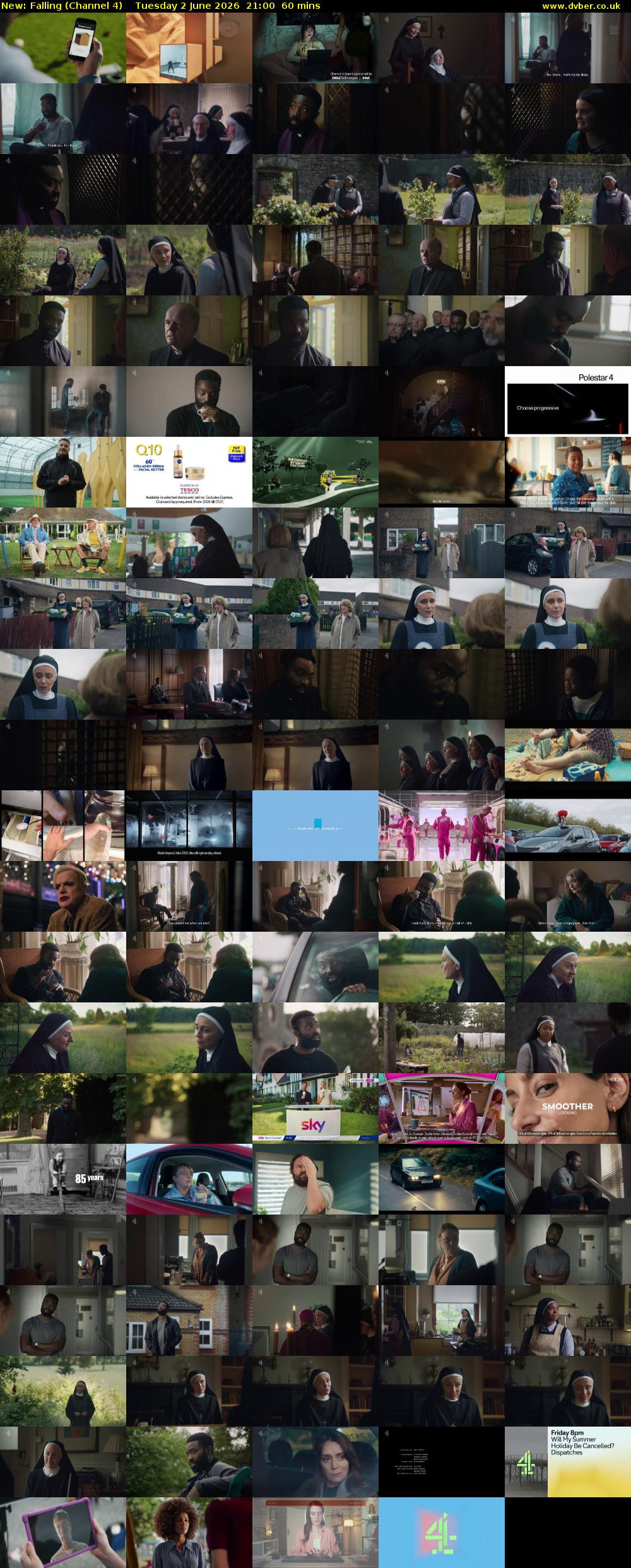 Falling (Channel 4) Tuesday 2 June 2026 21:00 - 22:00