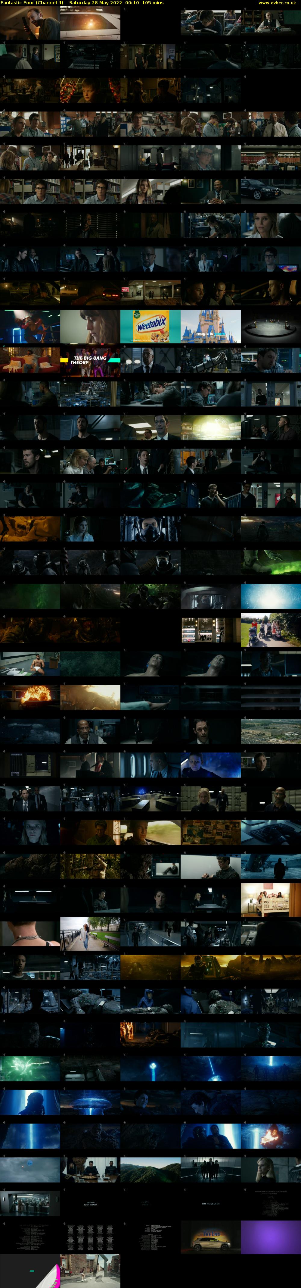 Fantastic Four (Channel 4) Saturday 28 May 2022 00:10 - 01:55