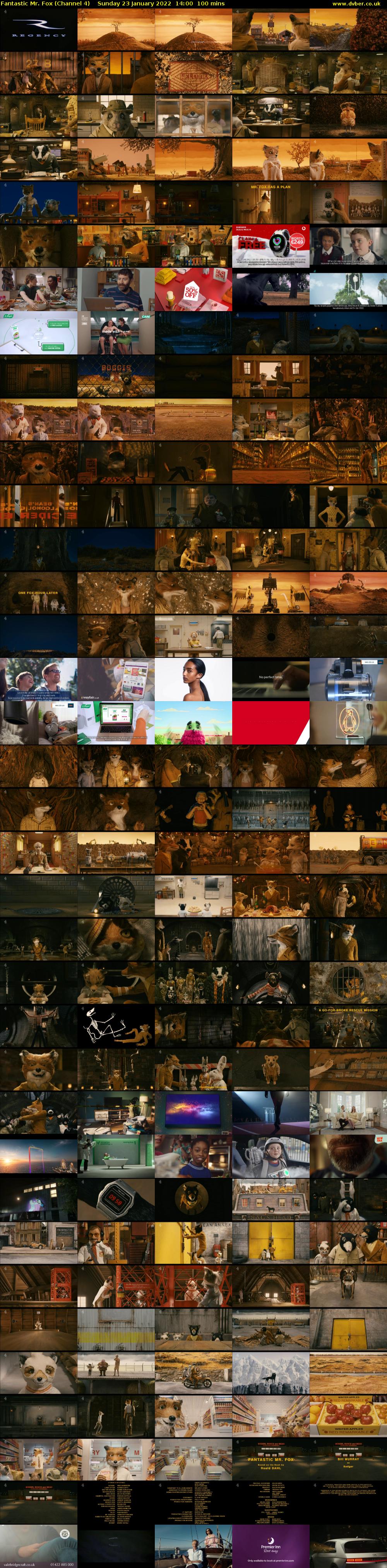 Fantastic Mr. Fox (Channel 4) Sunday 23 January 2022 14:00 - 15:40