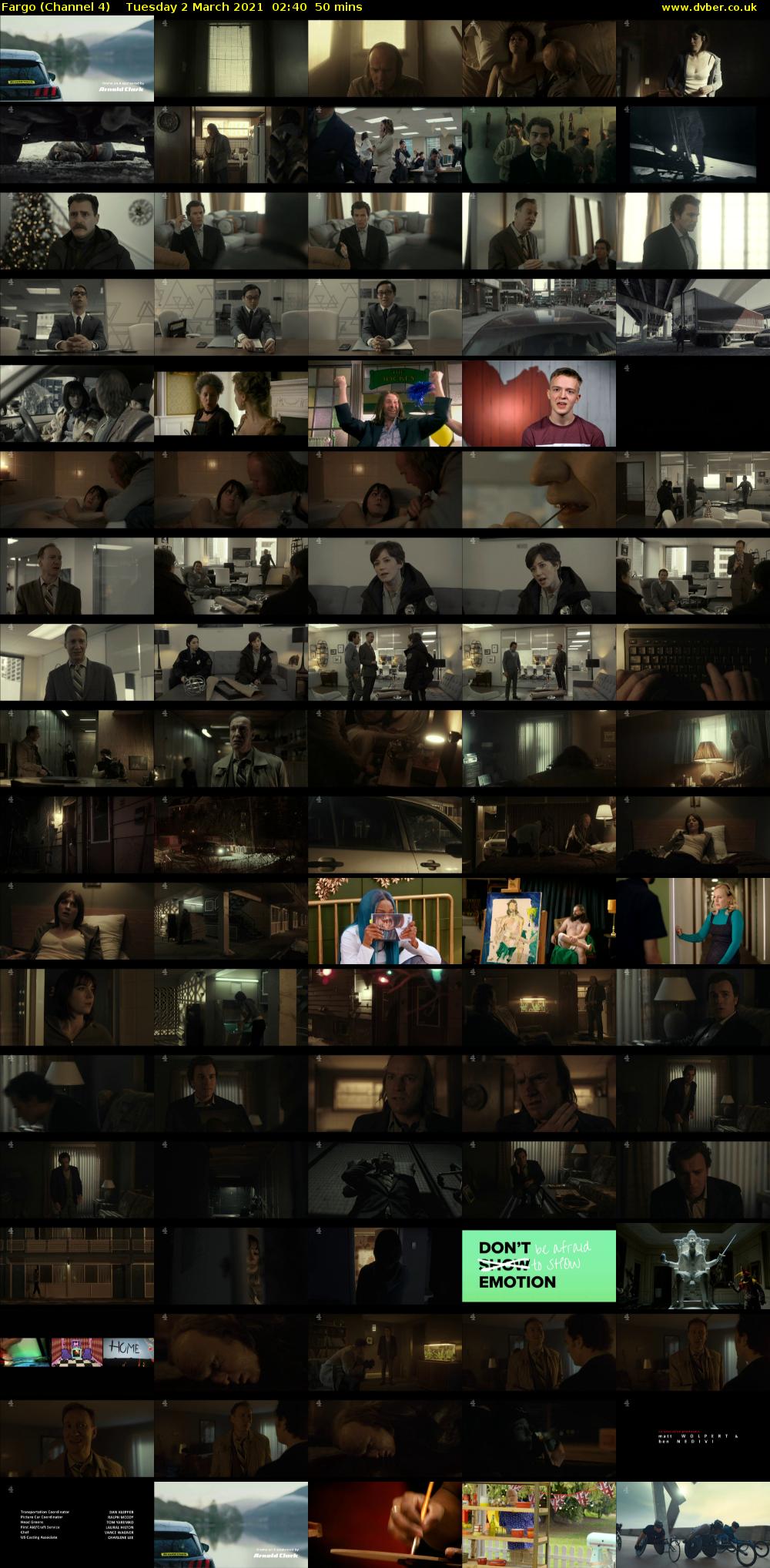 Fargo (Channel 4) Tuesday 2 March 2021 02:40 - 03:30