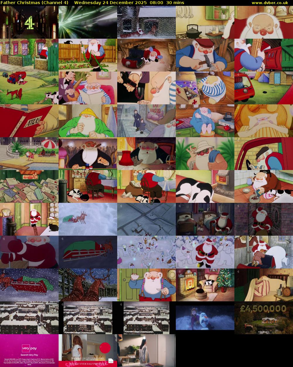 Father Christmas (Channel 4) Wednesday 24 December 2025 08:00 - 08:30