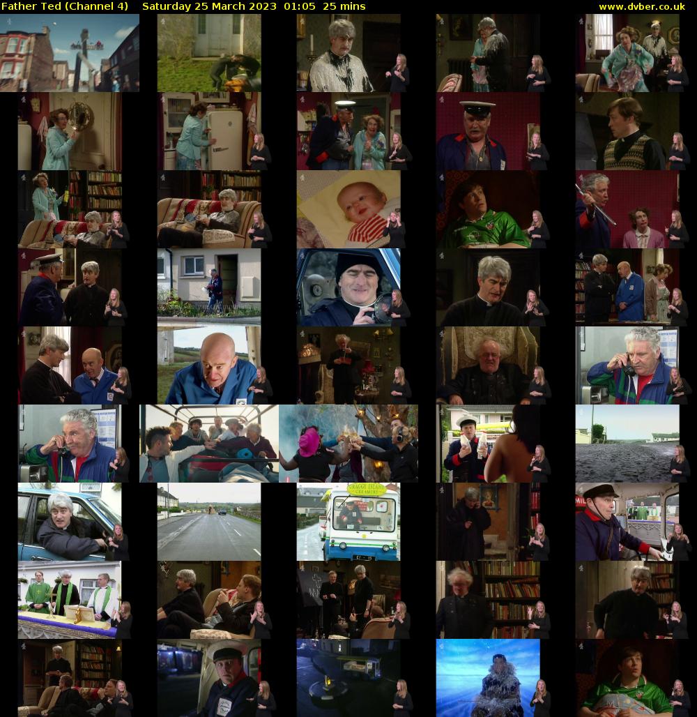 Father Ted (Channel 4) Saturday 25 March 2023 01:05 - 01:30