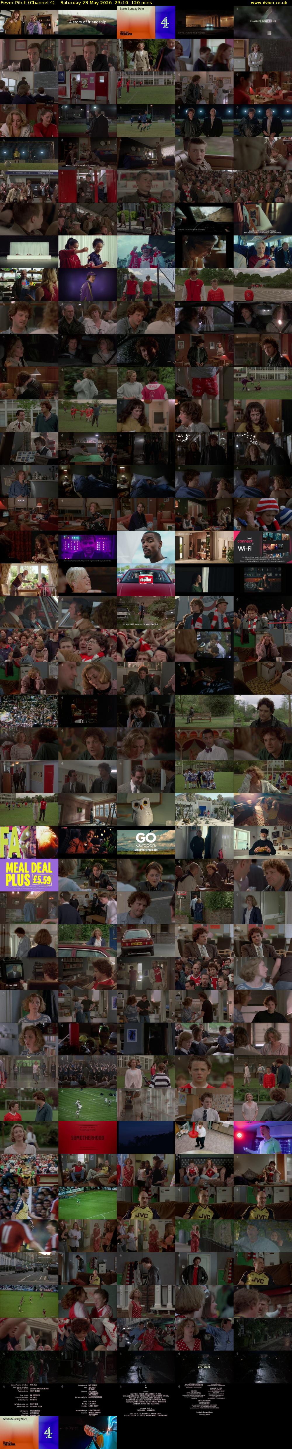Fever Pitch (Channel 4) Saturday 23 May 2026 23:10 - 01:10