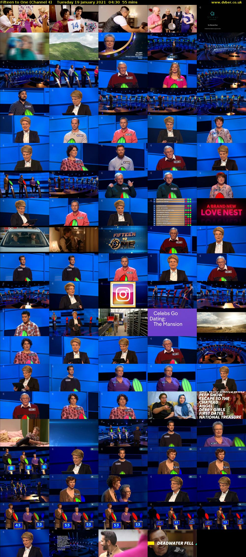 Fifteen to One (Channel 4) Tuesday 19 January 2021 04:30 - 05:25