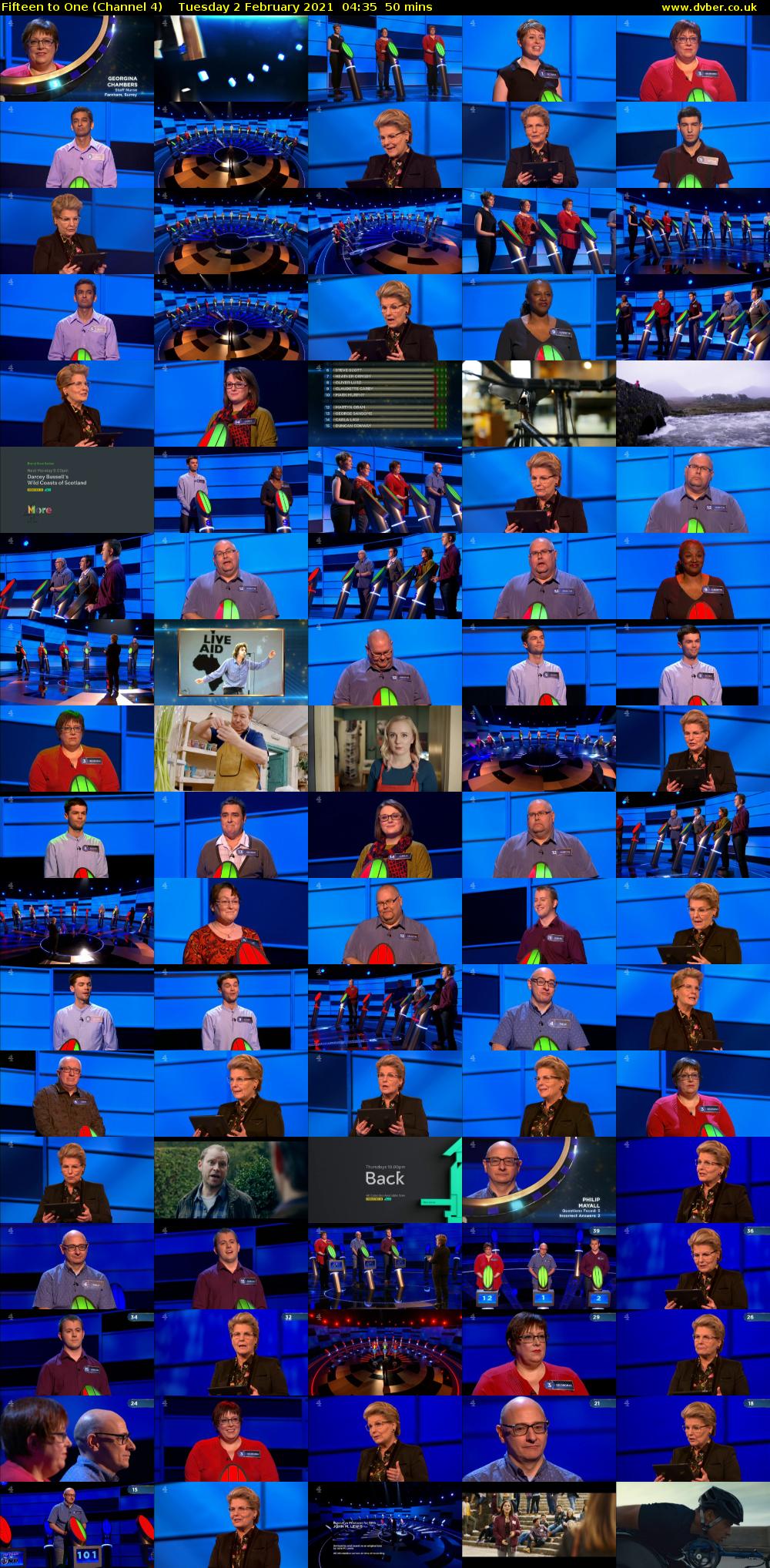 Fifteen to One (Channel 4) Tuesday 2 February 2021 04:35 - 05:25