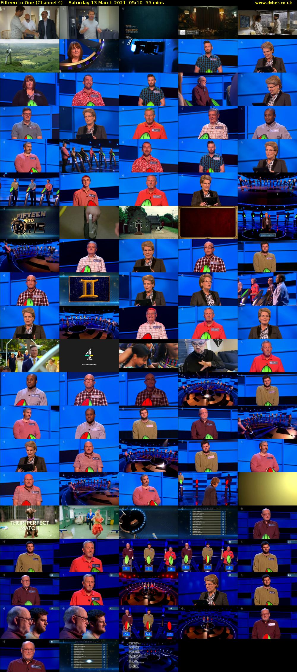 Fifteen to One (Channel 4) Saturday 13 March 2021 05:10 - 06:05