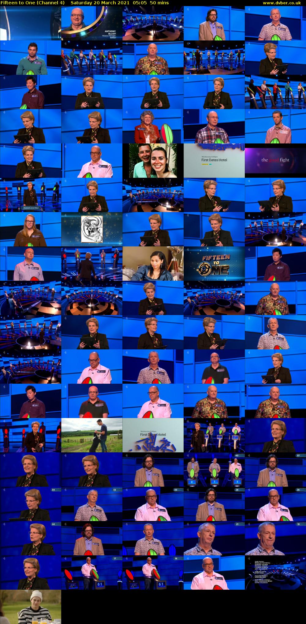 Fifteen to One (Channel 4) Saturday 20 March 2021 05:05 - 05:55