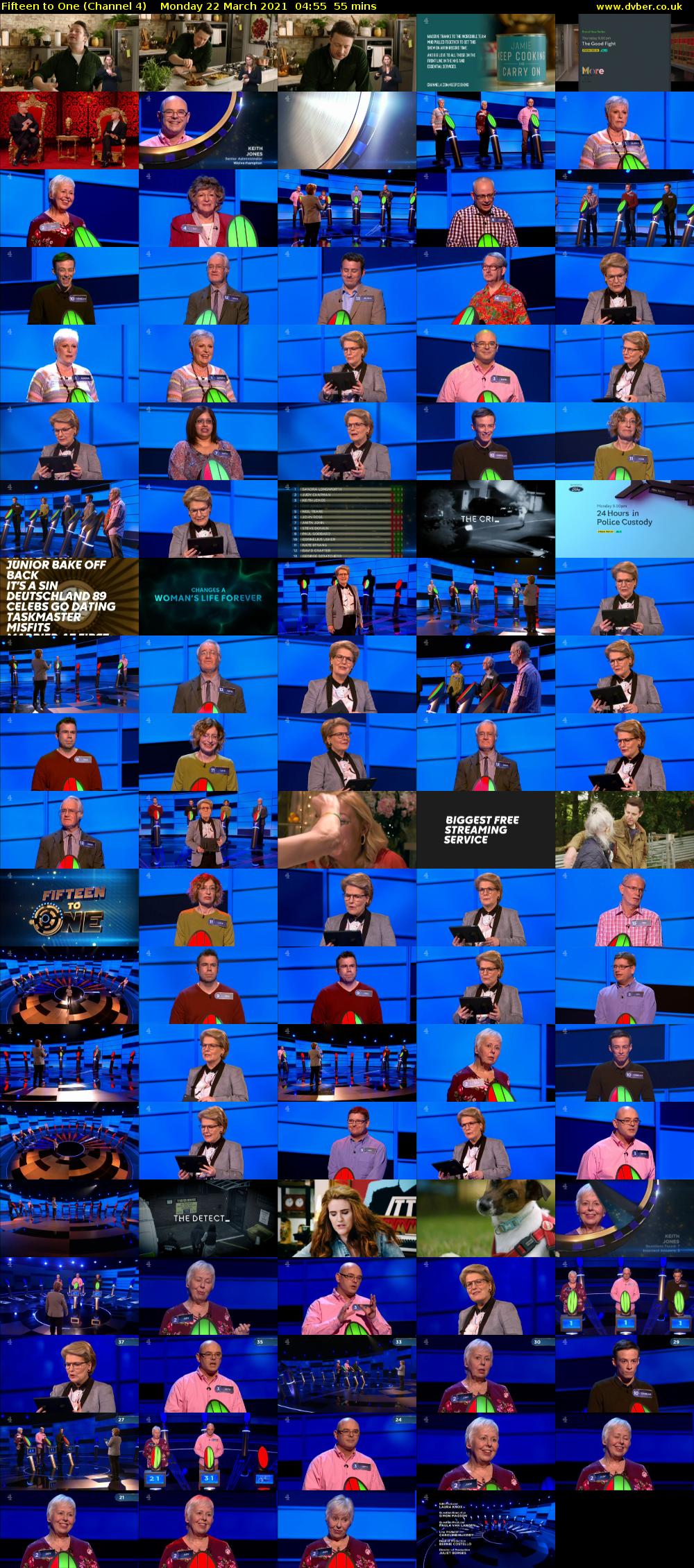 Fifteen to One (Channel 4) Monday 22 March 2021 04:55 - 05:50