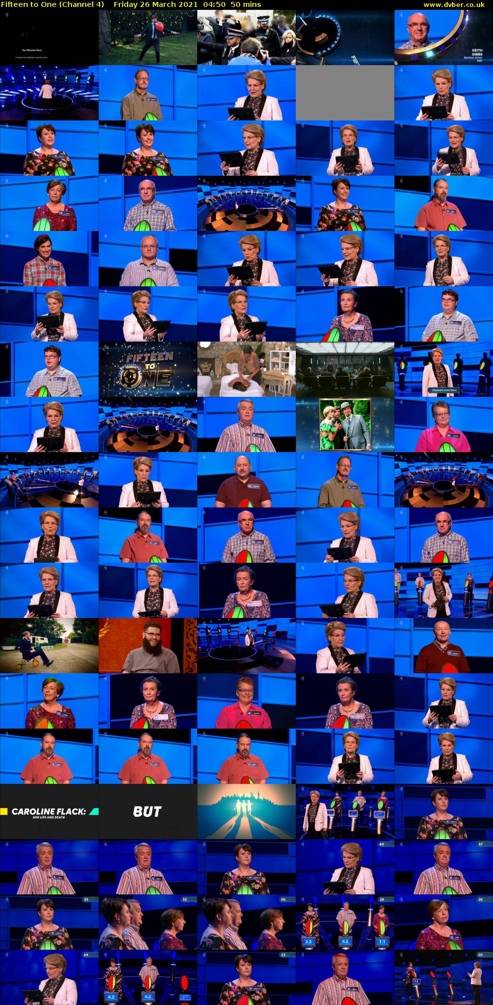 Fifteen to One (Channel 4) Friday 26 March 2021 04:50 - 05:40