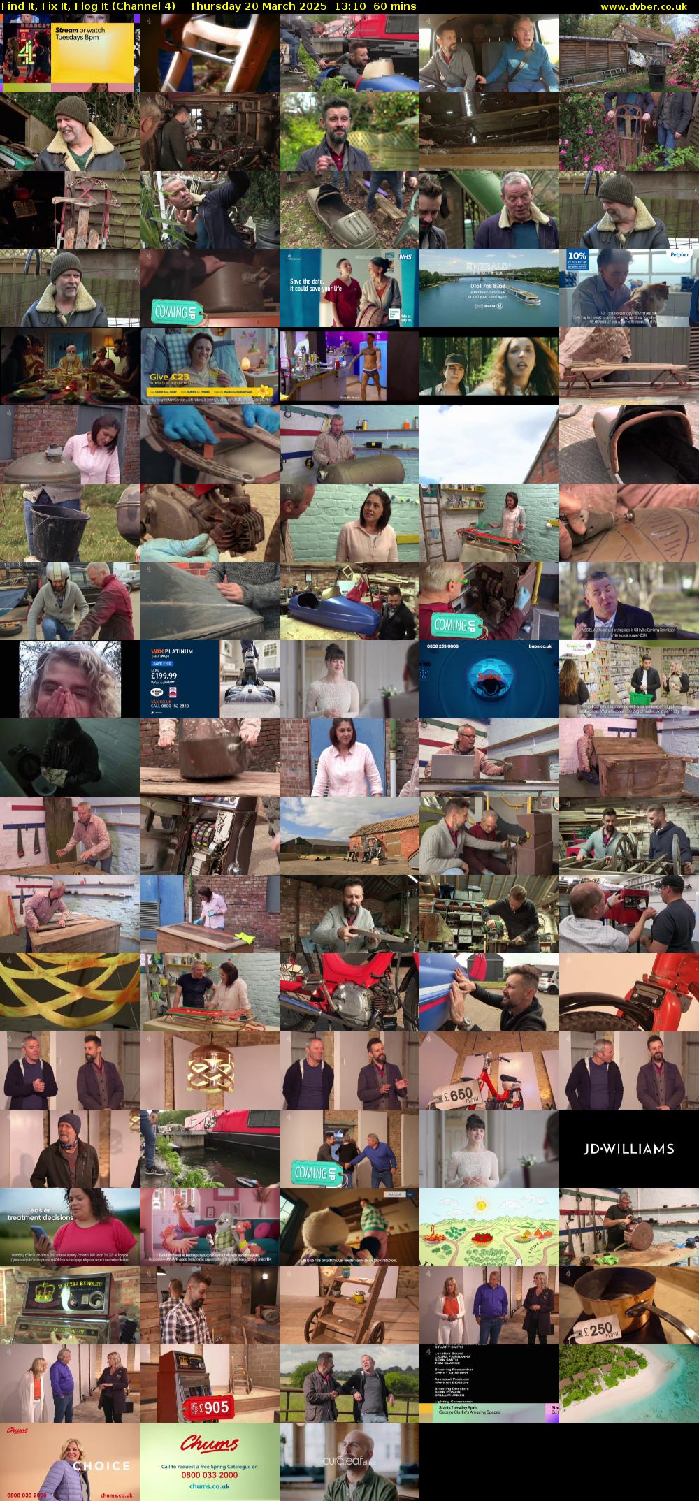 Find It, Fix It, Flog It (Channel 4) Thursday 20 March 2025 13:10 - 14:10