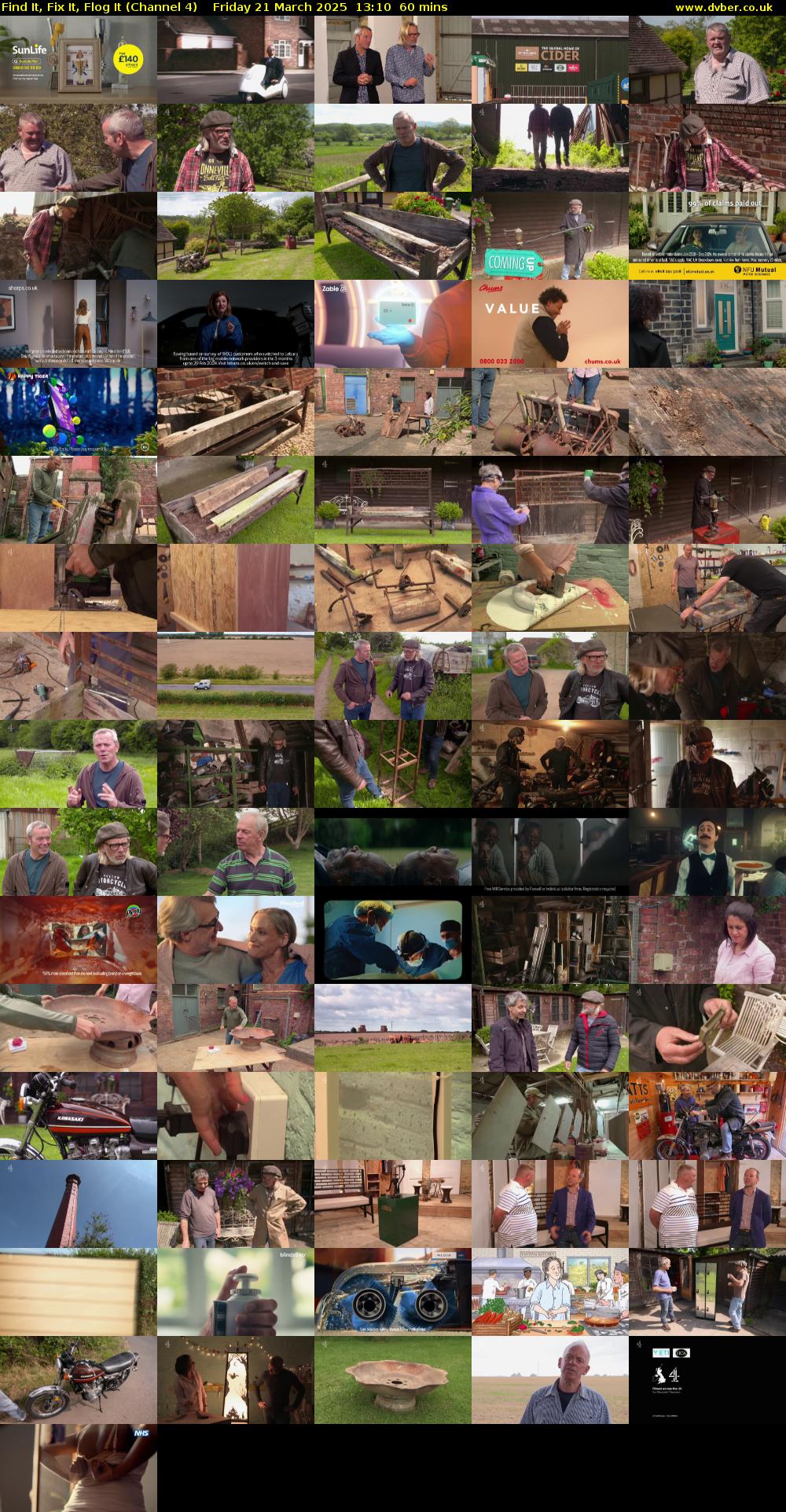 Find It, Fix It, Flog It (Channel 4) Friday 21 March 2025 13:10 - 14:10