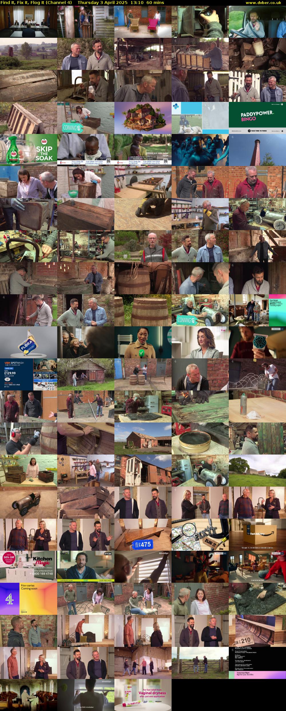 Find It, Fix It, Flog It (Channel 4) Thursday 3 April 2025 13:10 - 14:10