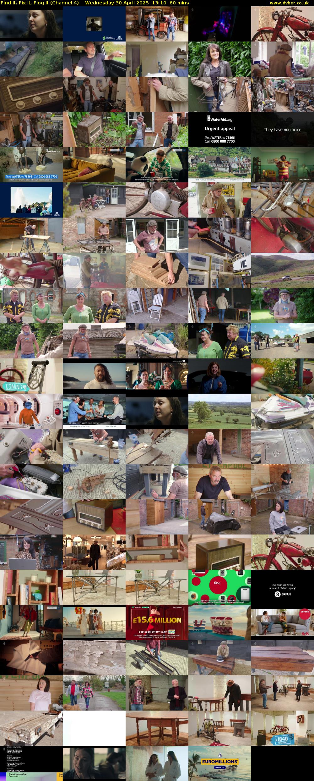 Find It, Fix It, Flog It (Channel 4) Wednesday 30 April 2025 13:10 - 14:10