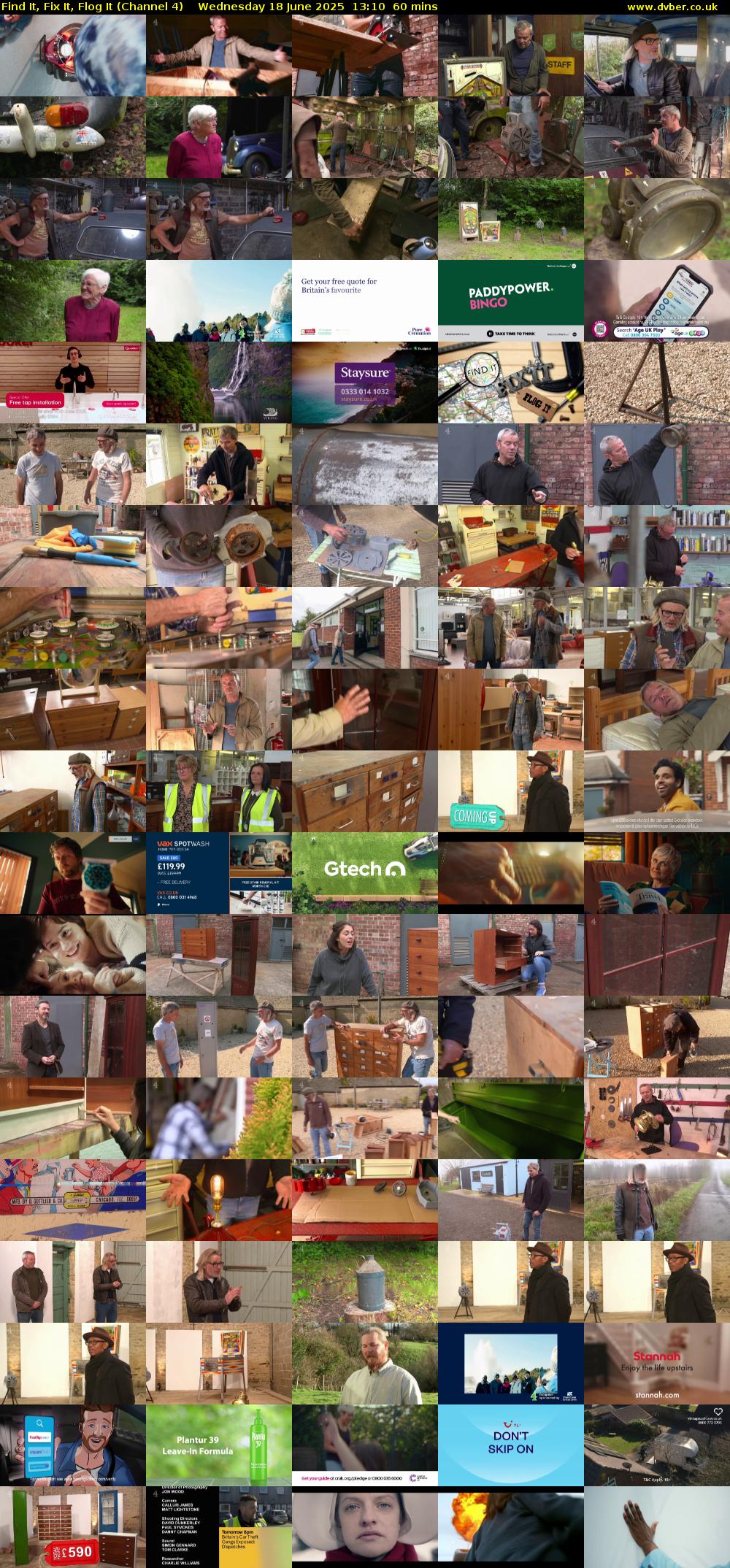 Find It, Fix It, Flog It (Channel 4) Wednesday 18 June 2025 13:10 - 14:10