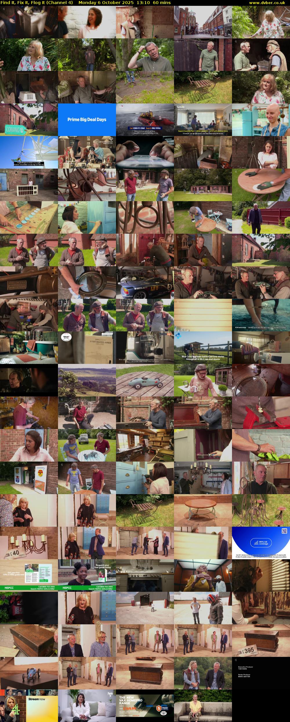 Find It, Fix It, Flog It (Channel 4) Monday 6 October 2025 13:10 - 14:10