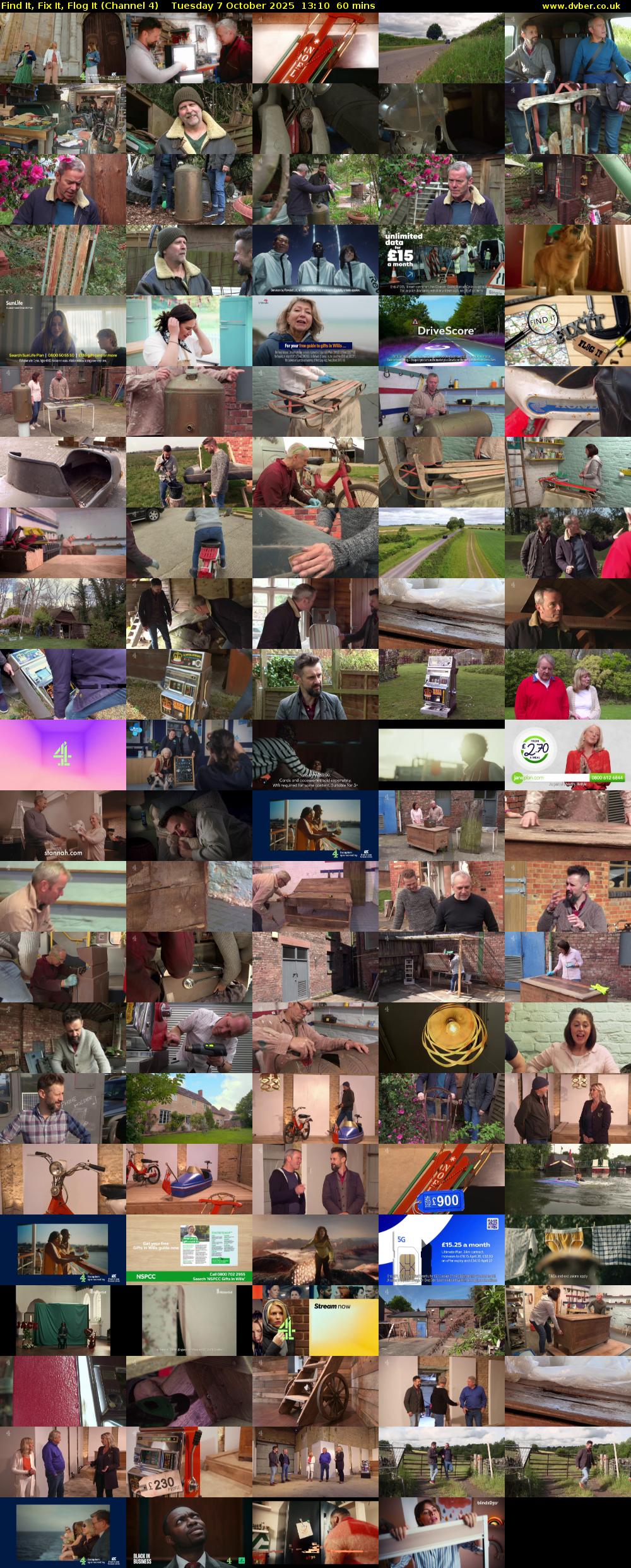 Find It, Fix It, Flog It (Channel 4) Tuesday 7 October 2025 13:10 - 14:10