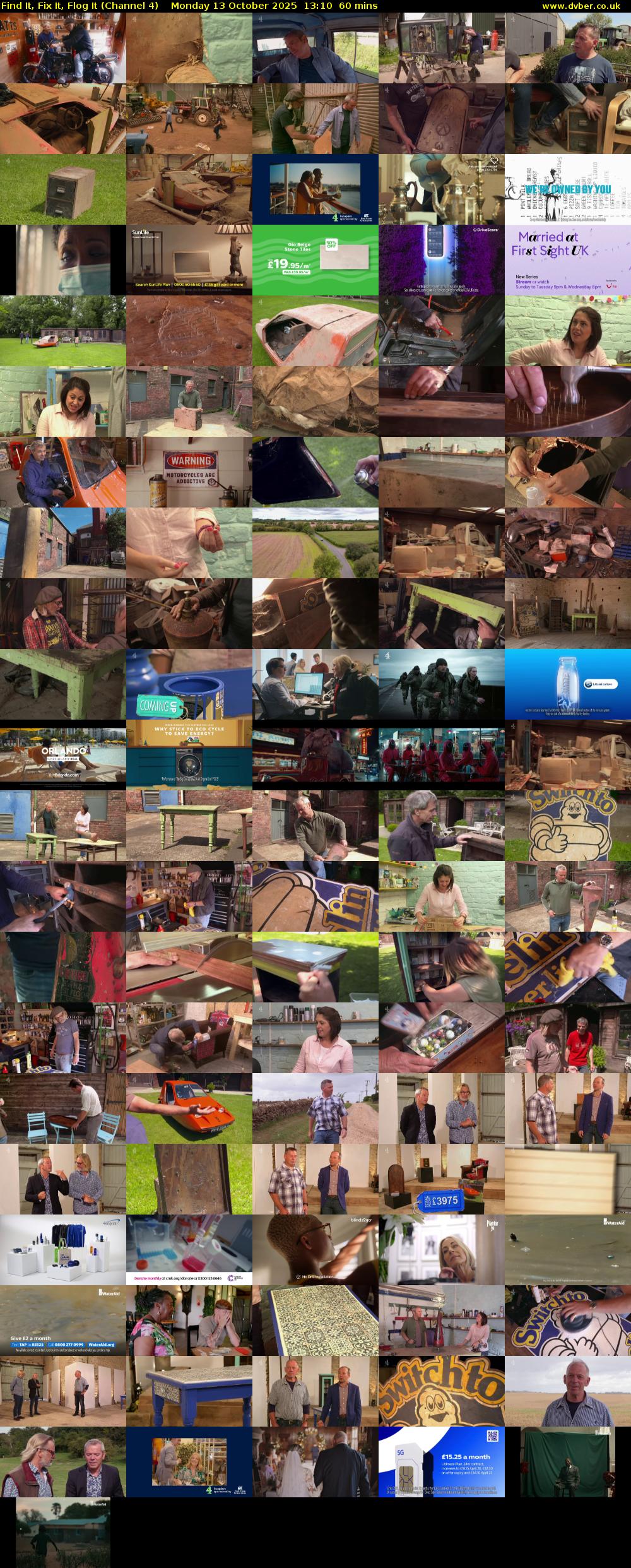 Find It, Fix It, Flog It (Channel 4) Monday 13 October 2025 13:10 - 14:10