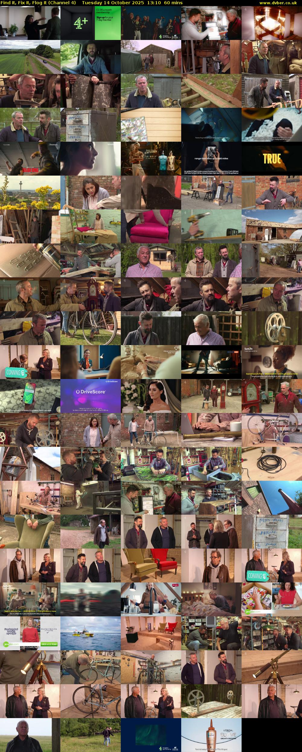 Find It, Fix It, Flog It (Channel 4) Tuesday 14 October 2025 13:10 - 14:10
