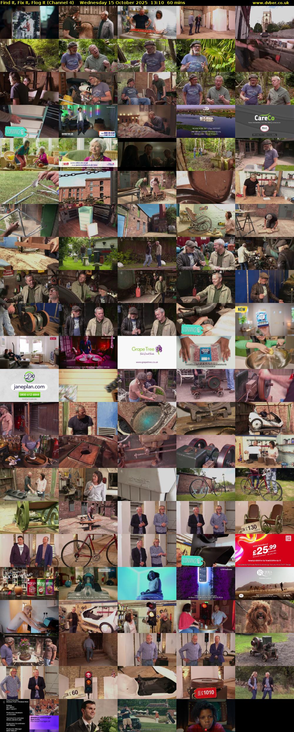 Find It, Fix It, Flog It (Channel 4) Wednesday 15 October 2025 13:10 - 14:10