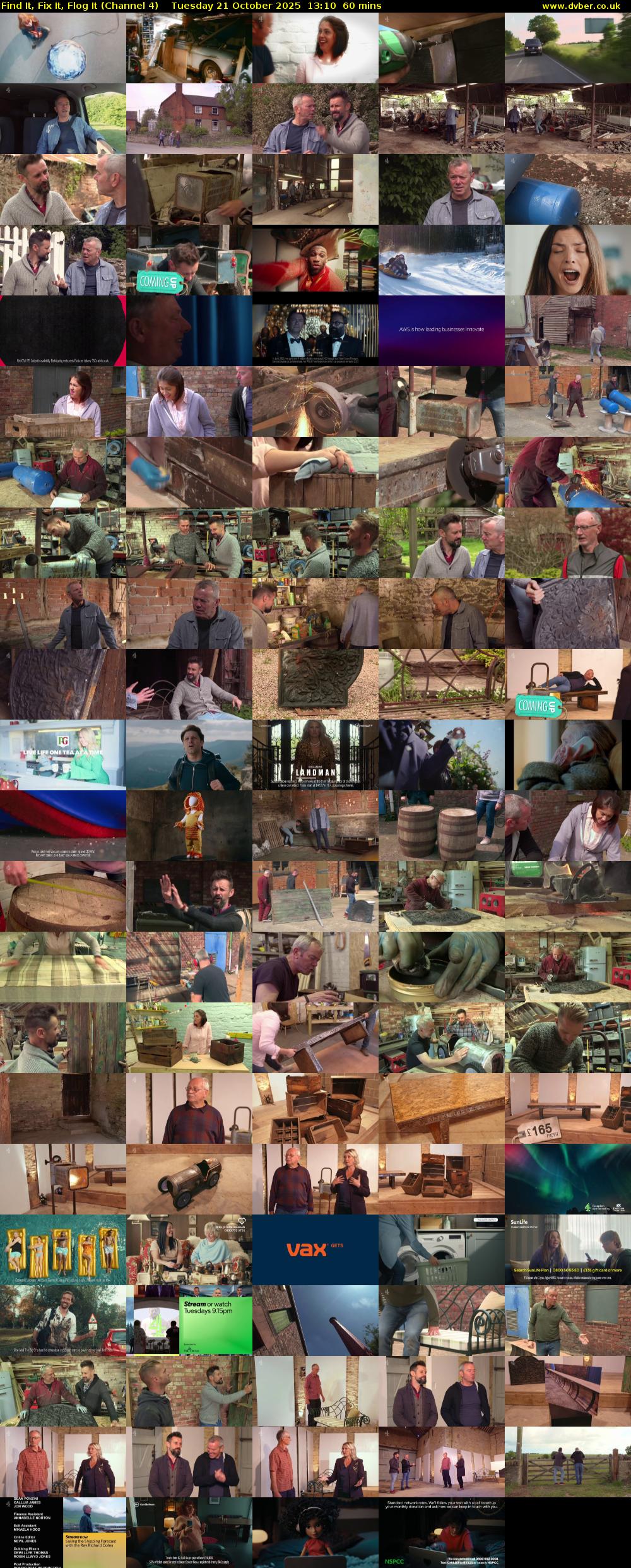 Find It, Fix It, Flog It (Channel 4) Tuesday 21 October 2025 13:10 - 14:10