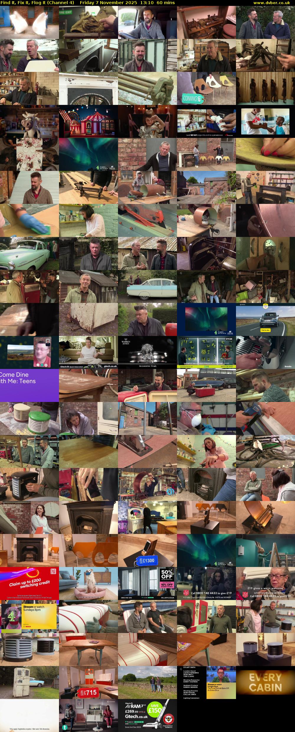 Find It, Fix It, Flog It (Channel 4) Friday 7 November 2025 13:10 - 14:10