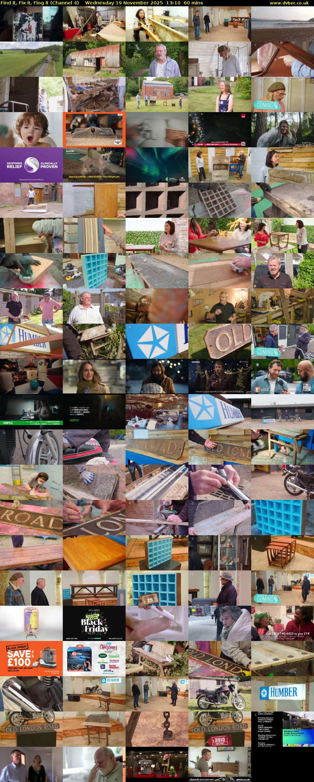 Find It, Fix It, Flog It (Channel 4) Wednesday 19 November 2025 13:10 - 14:10