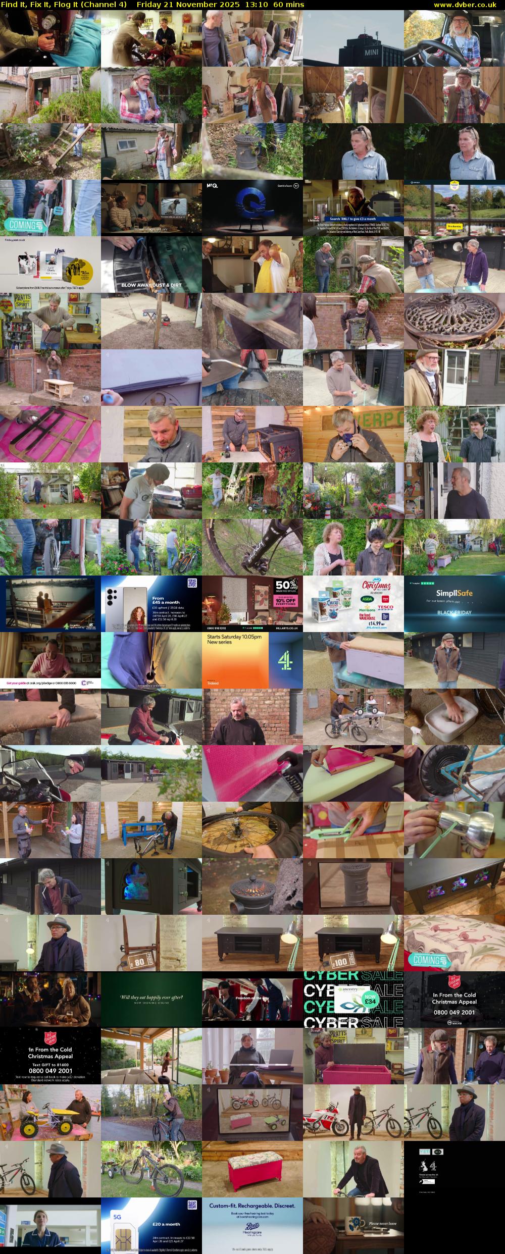 Find It, Fix It, Flog It (Channel 4) Friday 21 November 2025 13:10 - 14:10