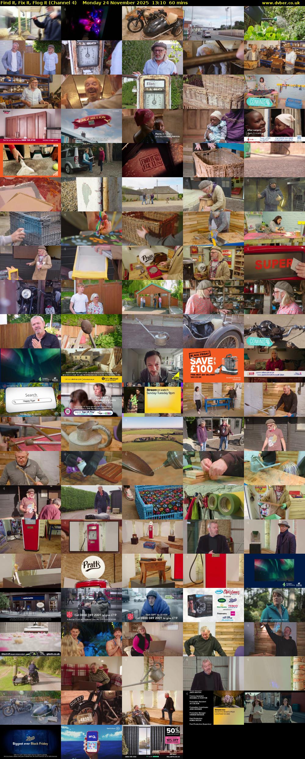 Find It, Fix It, Flog It (Channel 4) Monday 24 November 2025 13:10 - 14:10