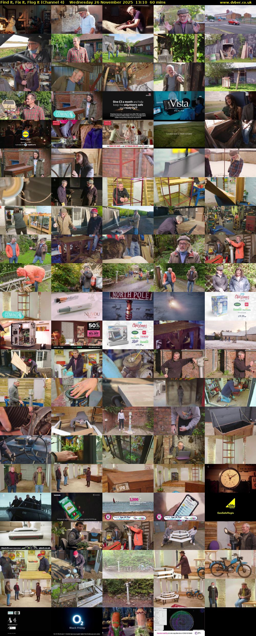 Find It, Fix It, Flog It (Channel 4) Wednesday 26 November 2025 13:10 - 14:10