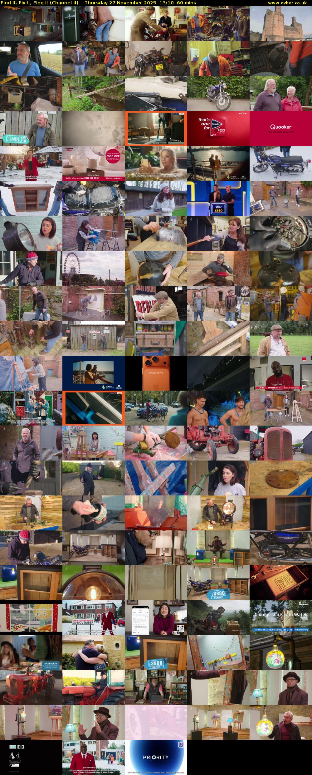 Find It, Fix It, Flog It (Channel 4) Thursday 27 November 2025 13:10 - 14:10