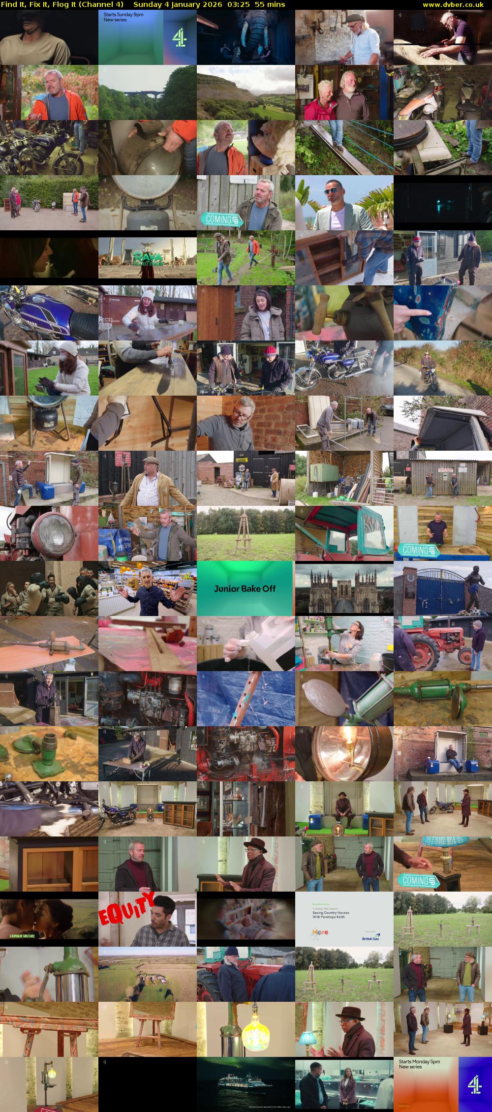 Find It, Fix It, Flog It (Channel 4) Sunday 4 January 2026 03:25 - 04:20