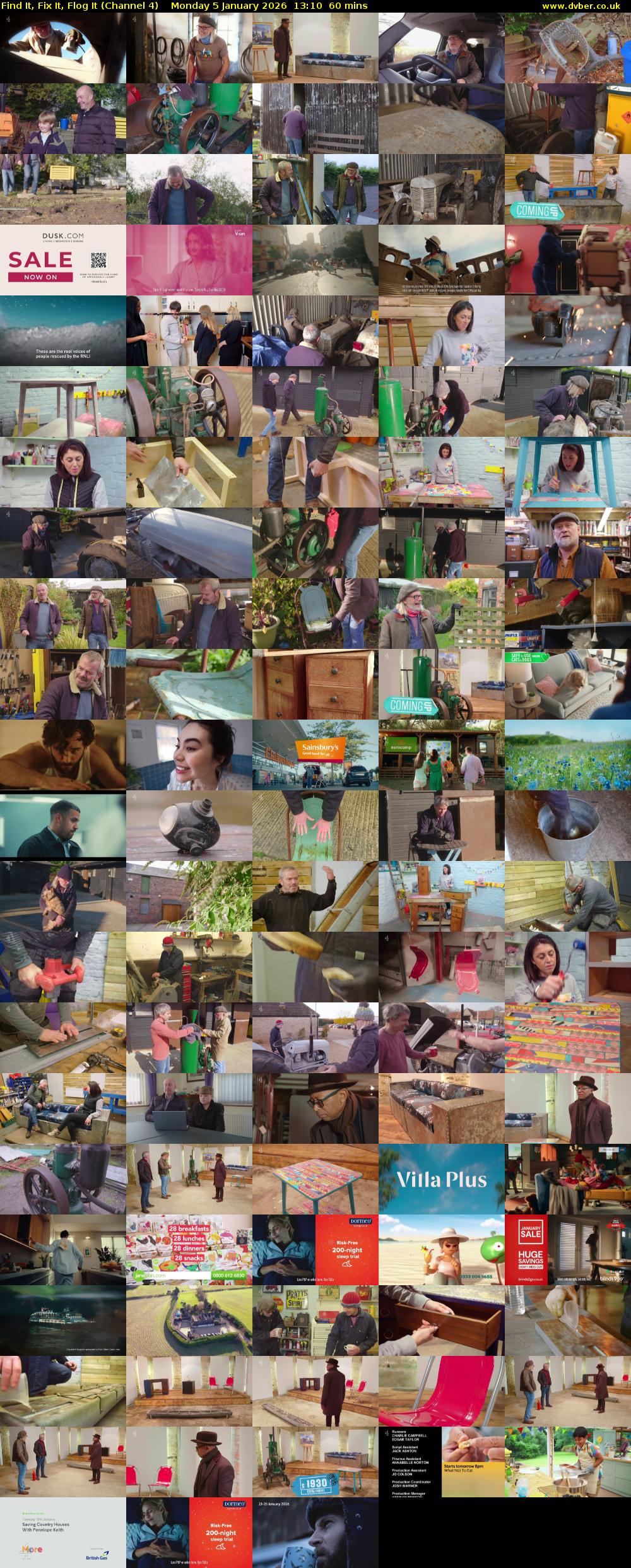 Find It, Fix It, Flog It (Channel 4) Monday 5 January 2026 13:10 - 14:10