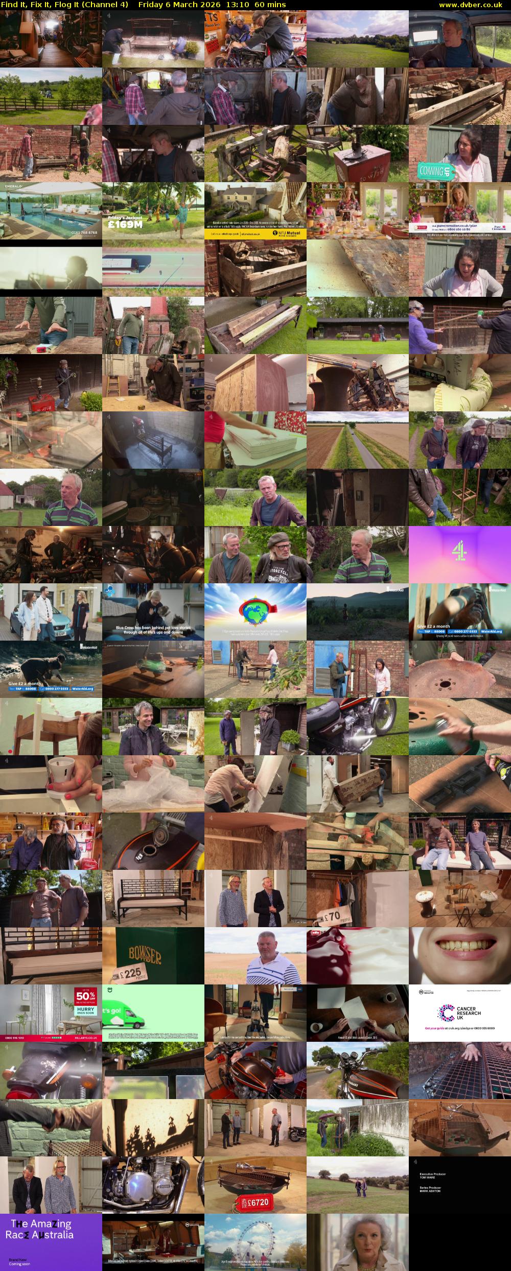 Find It, Fix It, Flog It (Channel 4) Friday 6 March 2026 13:10 - 14:10