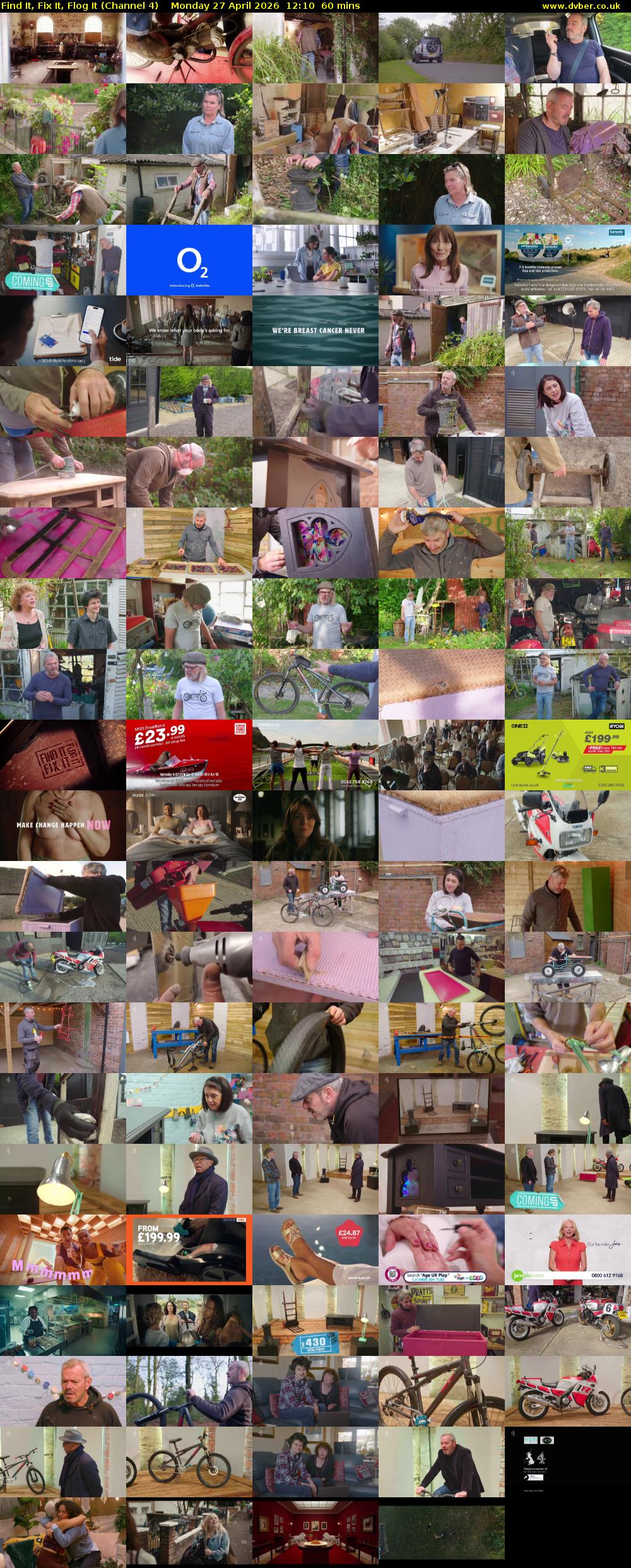 Find It, Fix It, Flog It (Channel 4) Monday 27 April 2026 12:10 - 13:10