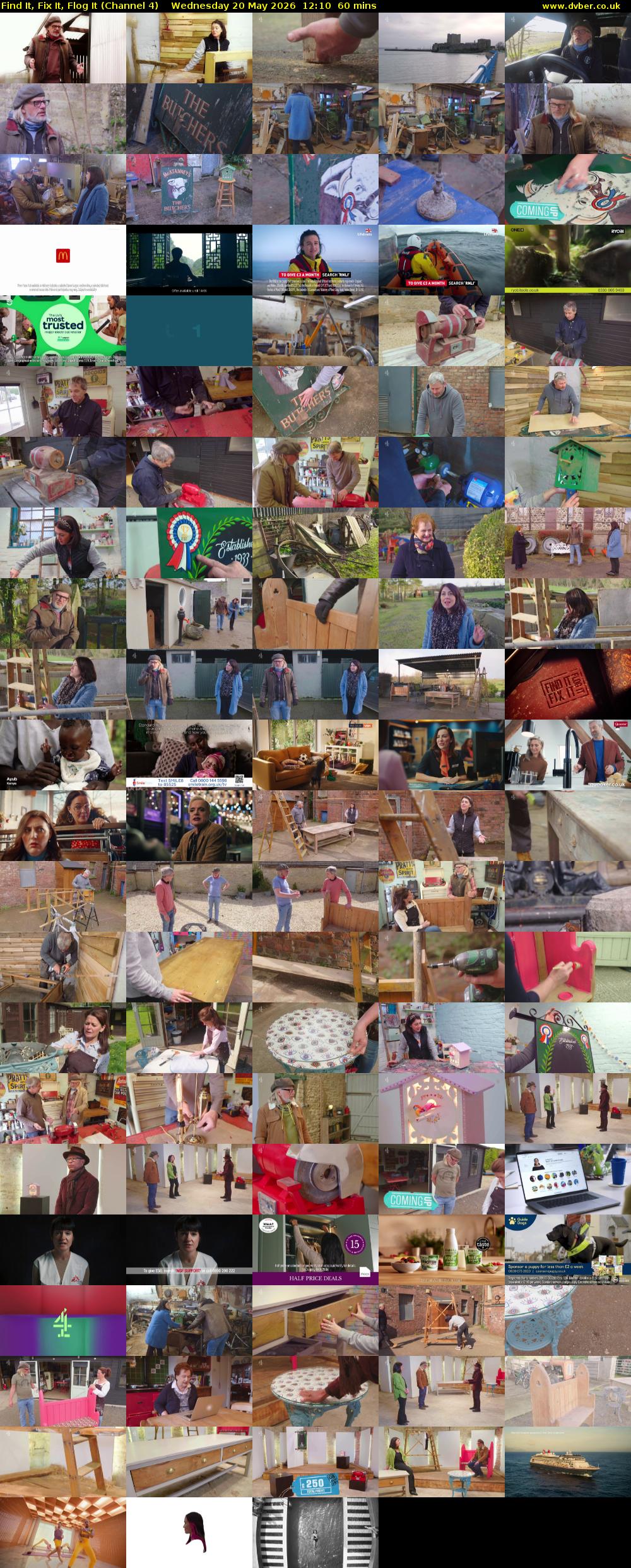 Find It, Fix It, Flog It (Channel 4) Wednesday 20 May 2026 12:10 - 13:10