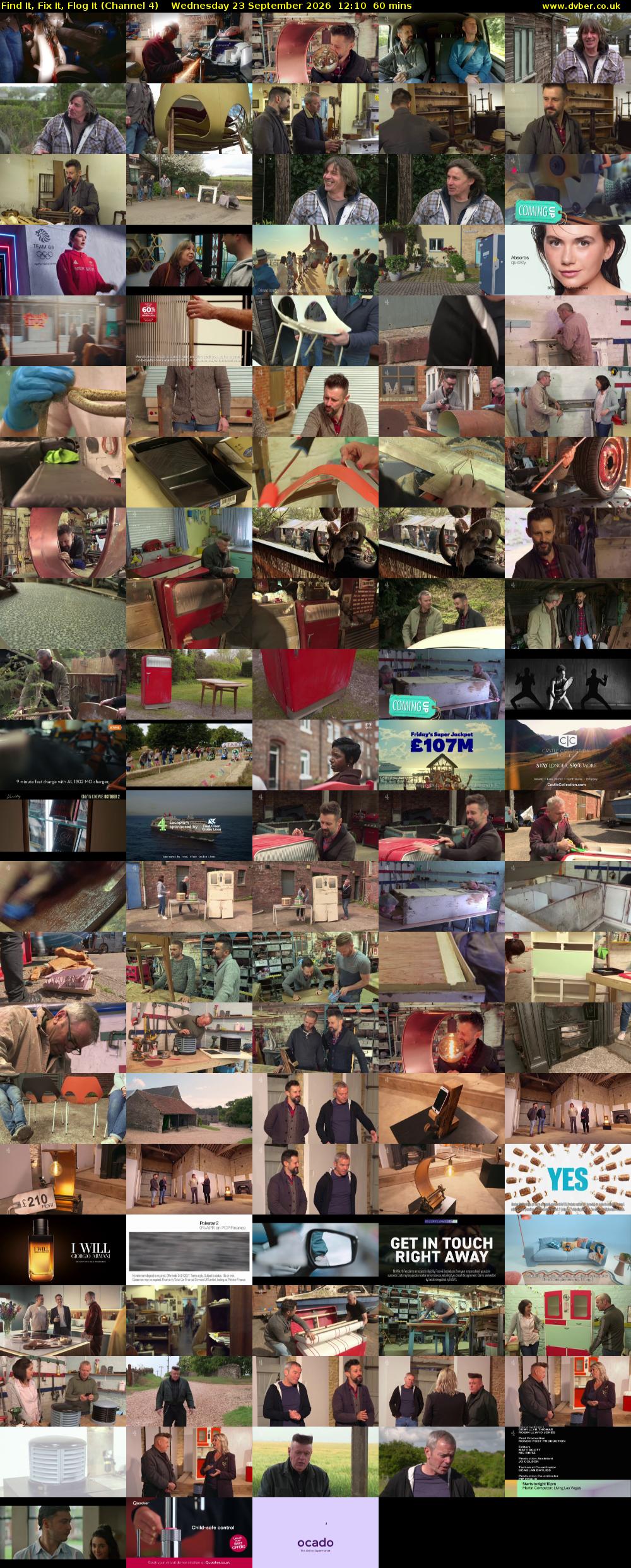 Find It, Fix It, Flog It (Channel 4) Wednesday 23 September 2026 12:10 - 13:10