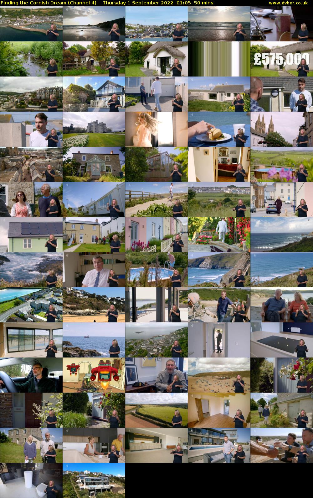 Finding the Cornish Dream (Channel 4) Thursday 1 September 2022 01:05 - 01:55