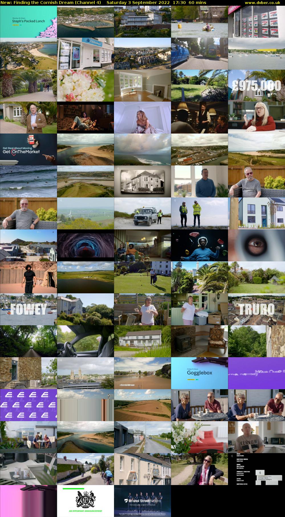 Finding the Cornish Dream (Channel 4) Saturday 3 September 2022 17:30 - 18:30