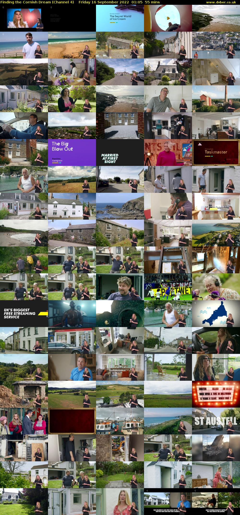 Finding the Cornish Dream (Channel 4) Friday 16 September 2022 01:05 - 02:00
