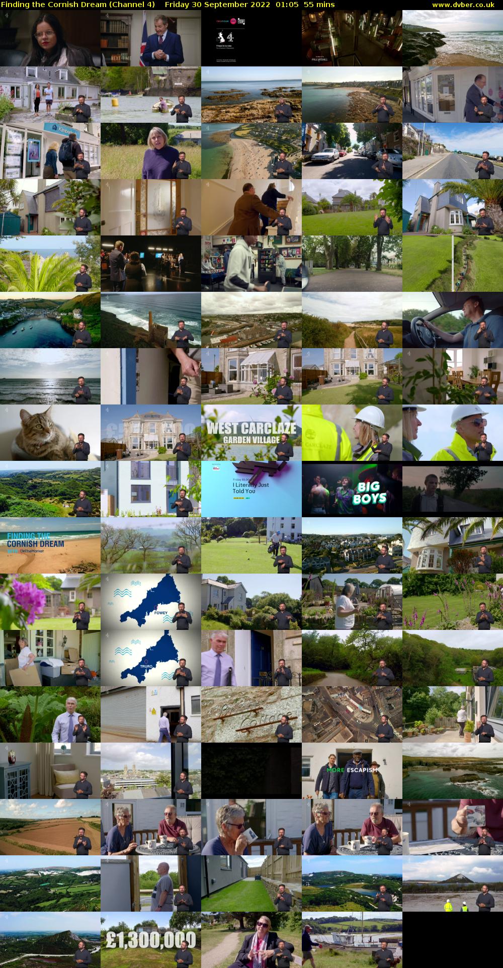 Finding the Cornish Dream (Channel 4) Friday 30 September 2022 01:05 - 02:00
